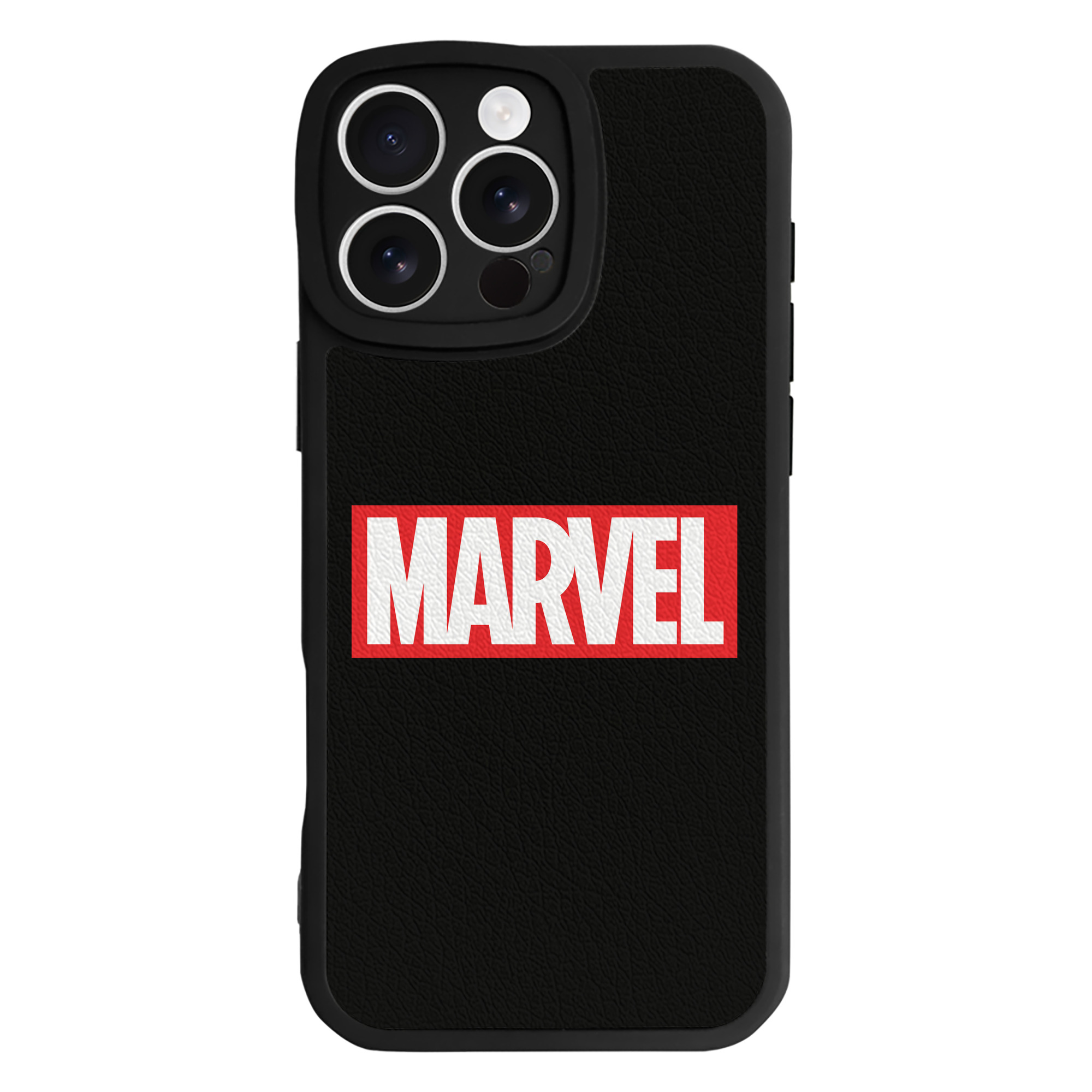 （画像用） アベンジャーズ The Avengers 【iPhone 16シリーズ対応】シリコンスマホケース（レザー調） 材質：シリコン
